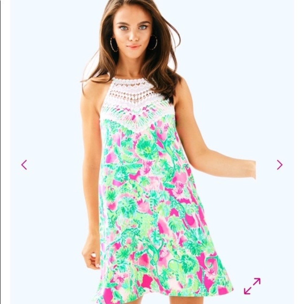 NWT Lilly Pulitzer pearl shift in catty shack size 4